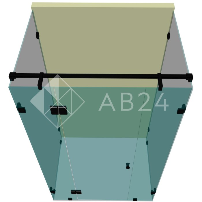Душевая кабина п-образная DK-404К на коннекторах
