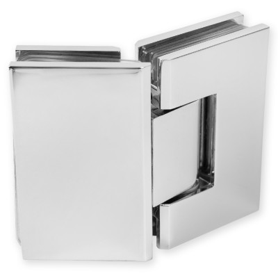 Петля Альфа α FDP-14 стекло-стекло 135°, цинк/хром