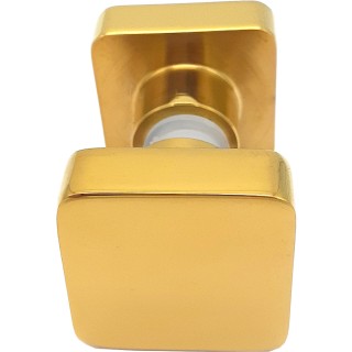 Ручка кноб FDR-30 квадратная, нержавейка/золото