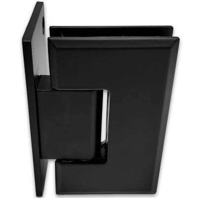 Петля Бета β FDP-20E стена-стекло с бок. креплением, нержавейка/черный