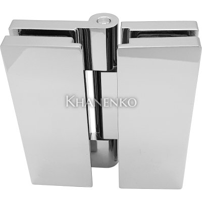 Петля Гера стекло-стекло 180° Хром FDP-121 ZN/CR