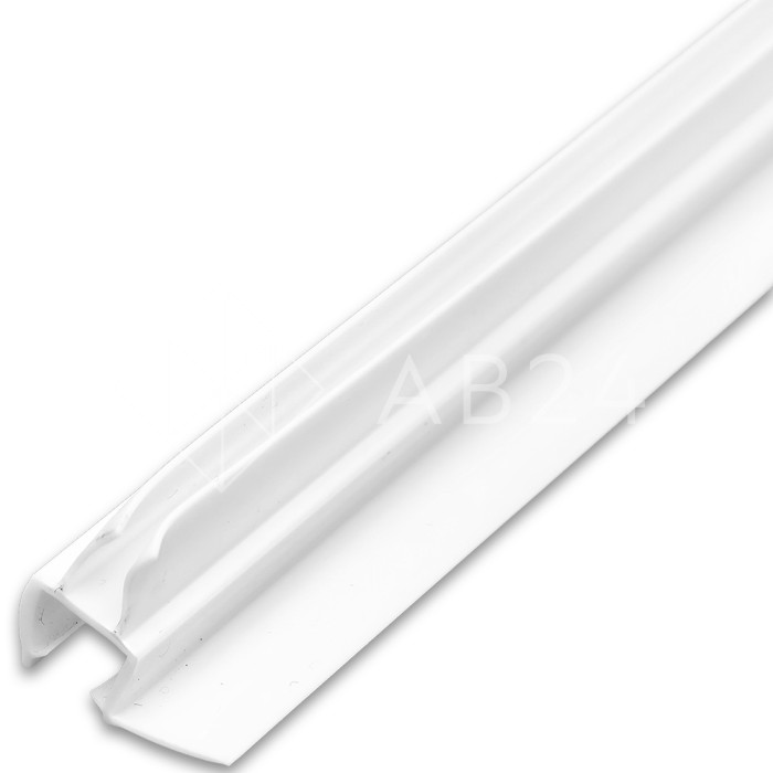 Уплотнитель ПРЕМИУМ нижний белый 1.1 м под стекло 8 мм FDPP-436.8