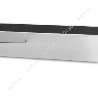 Профиль для стекла FDPA-53.3 с дефектом, 20х10,5х1, длина 3 м, нержавейка/полированный