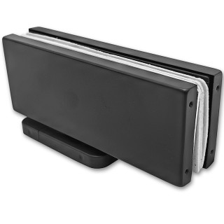 Петля с доводчиком FKD-04 нагрузка от 60 до 85 кг, нержавейка/черный