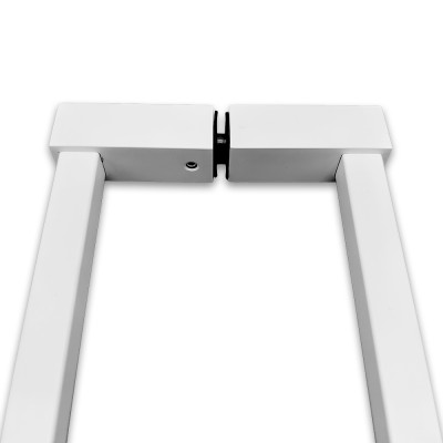 Ручка полотенцесушитель FDR-83, регулируемая, нержавейка/белый