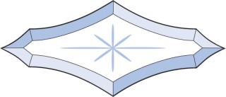 Бевелс AV105 дизайнерский 235 х 100 мм