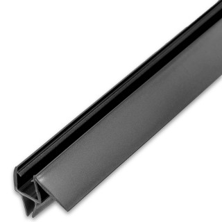 Уплотнитель ПРЕМИУМ нижний серый 1.1 м под стекло 8 мм FDPP-436.8