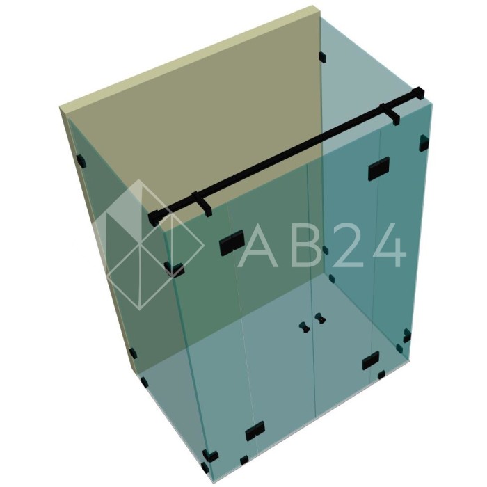 Душевая кабина п-образная DK-405К на коннекторах