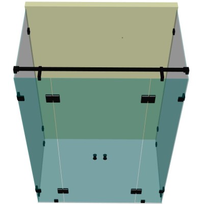 Душевая кабина п-образная DK-405К на коннекторах