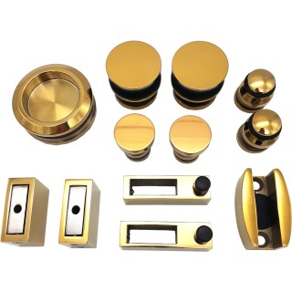 Раздвижная система Альфа α  FDS-1, нержавейка/золото