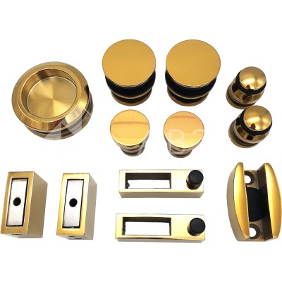 Раздвижная система Альфа α  FDS-1, нержавейка/золото