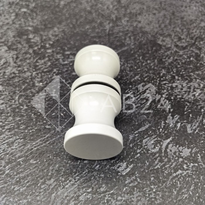 Ручка кноб FDR-40, нержавейка/белый