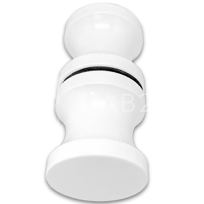 Ручка кноб FDR-40, нержавейка/белый