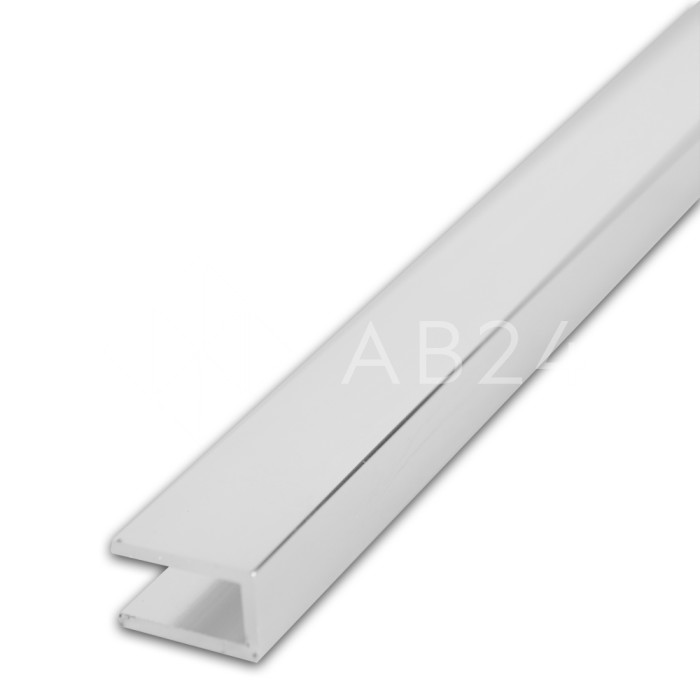 Профиль для стекла FDPA-51.22, 19х12х1,75, длина 2,2 м, алюминий/полированный