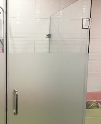 FDP-23E BR/CR: Петля Бета Эконом стекло-стекло 90°, латунь/хром