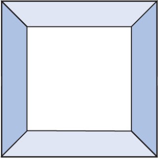 Бевелс AV19 квадрат 76 х 76 мм
