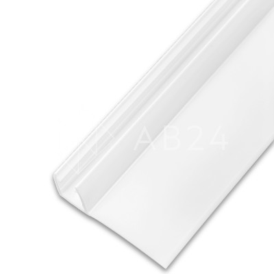Уплотнитель ПРЕМИУМ F-образный белый 2.5 м, ус 26 мм. под стекло 8 мм FDPP-411.8