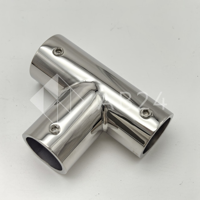 Соединитель FDC-20 трубы 19 Т-образный, нержавейка/полированный