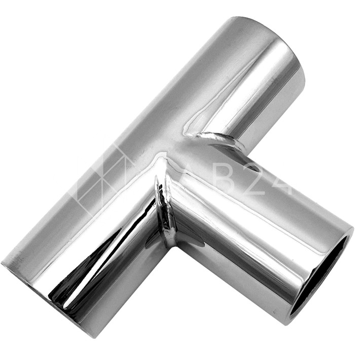 Соединитель FDC-20 трубы 19 Т-образный, нержавейка/полированный
