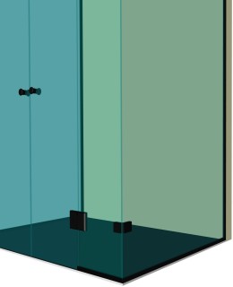 Душевая кабина п-образная DK-405P в опорном профиле