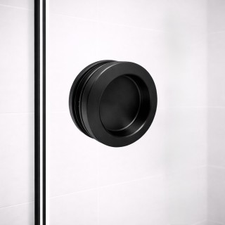 Ручка купе FDR-10, нержавейка/черный