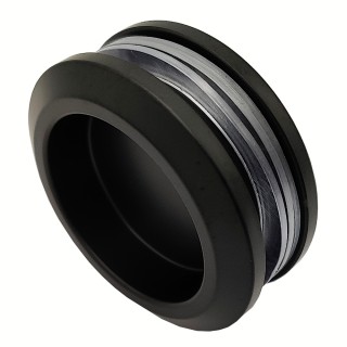 Ручка купе FDR-10, нержавейка/черный