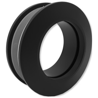 Ручка купе FDR-11, нержавейка/черный