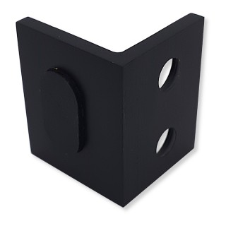 Дверной стопор FDA-07 к стене/полу, латунь/черный