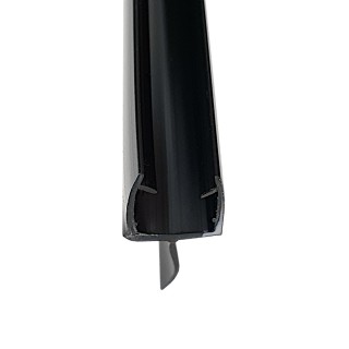 Уплотнитель Y-образный черный 2.2 м под стекло 8 мм FDPP-103.8