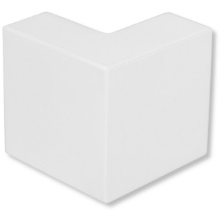 Соединитель FDC-32 трубы 30х10 угловой 90° вертикальный, нержавейка/белый