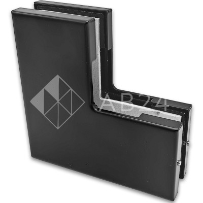 Фитинг угловой, FKF-23 нержавейка/черный