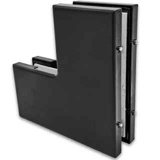 Фитинг угловой, FKF-23 нержавейка/черный