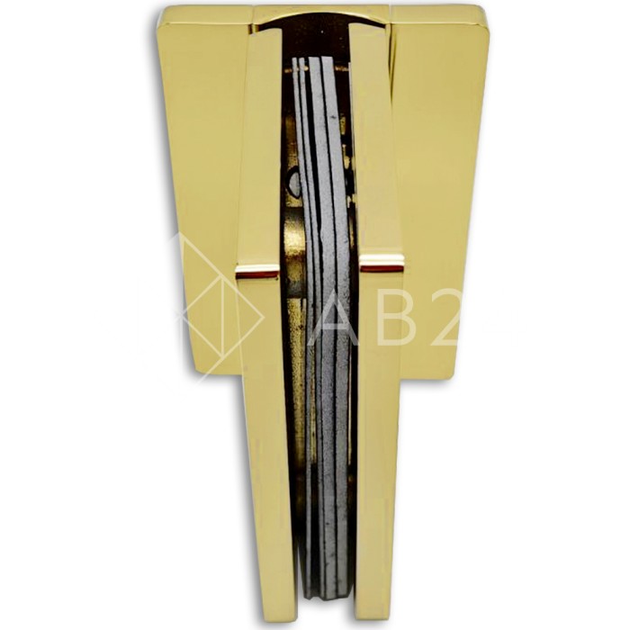 Петля Афина FDP-131 стена-стекло центр. крепление, латунь/золото