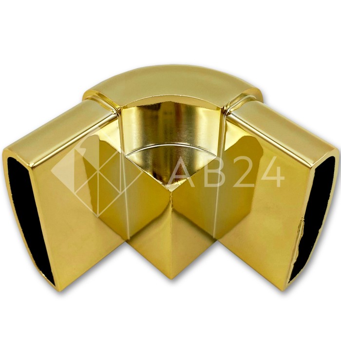 Угловое соединение 90° FDS-3.2 для раздвижной системы FDS-3, ПВХ/золото