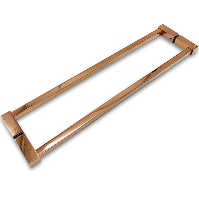 Ручка полотенцесушитель FDR-83 регулируемая, нержавейка/розовое золото