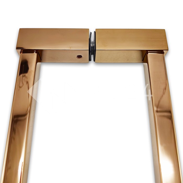 Ручка полотенцесушитель FDR-83 регулируемая, нержавейка/розовое золото