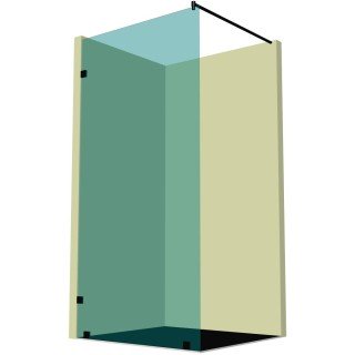 Душевая перегородка DK-501K на коннекторах