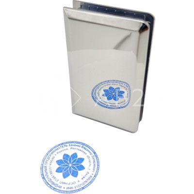 Коннектор для стекла Бета β FDK-20, стена-стекло 90°, латунь/хром