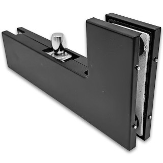 Фитинг угловой, FKF-22 соединительный с осью, нержавейка/черный