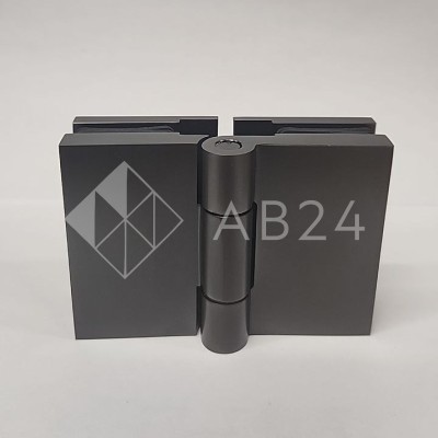 Петля FDP-171-DEF с дефектом Майя стекло-стекло 180°, латунь/оружейная сталь