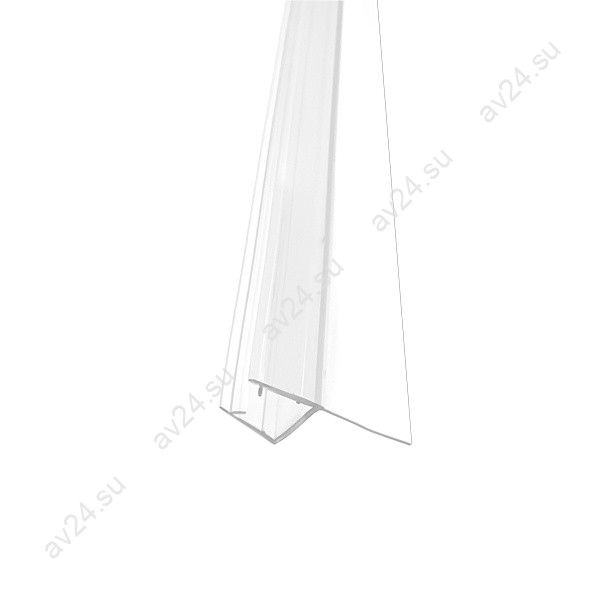 ПРЕМИУМ Уплотнитель Ч-образный прозрачный 2.5 м, ус 12 под стекло 8 мм, FDPP-912.8