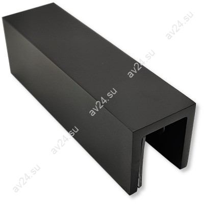 Коннектор FDK-52 верхний стекло-стекло Орион 180°, латунь/черный