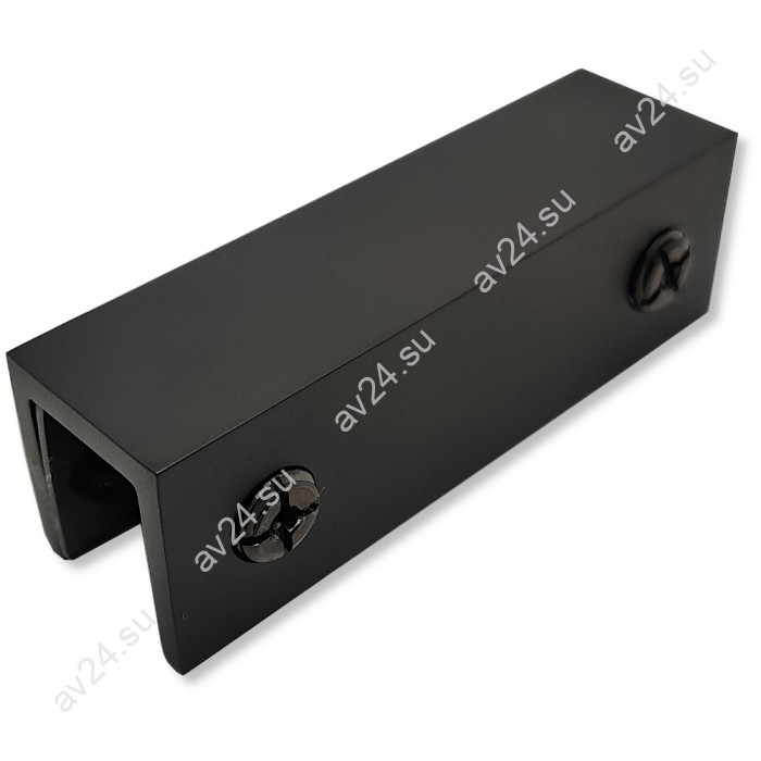 Коннектор FDK-52 верхний стекло-стекло Орион 180°, латунь/черный