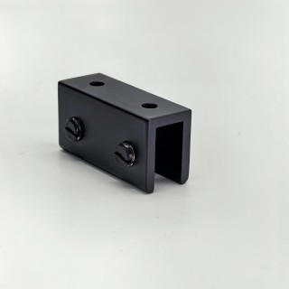 Коннектор FDK-54 верхний стекло-стекло Орион 180°, латунь/черный