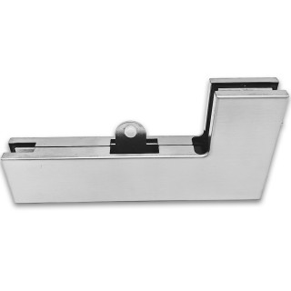 Фитинг угловой, FKF-29 соединительный со стопором, нержавейка/матовый