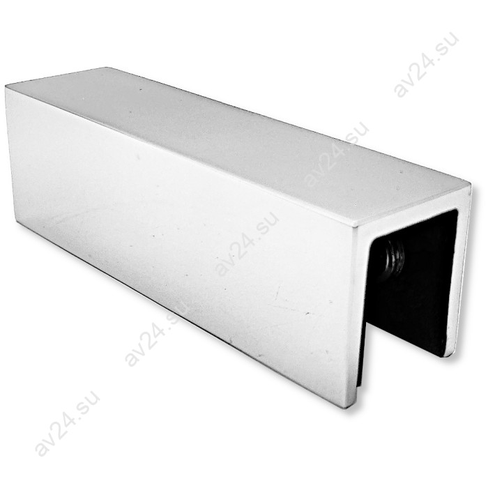 Коннектор FDK-52 верхний стекло-стекло Орион 180°, латунь/хром