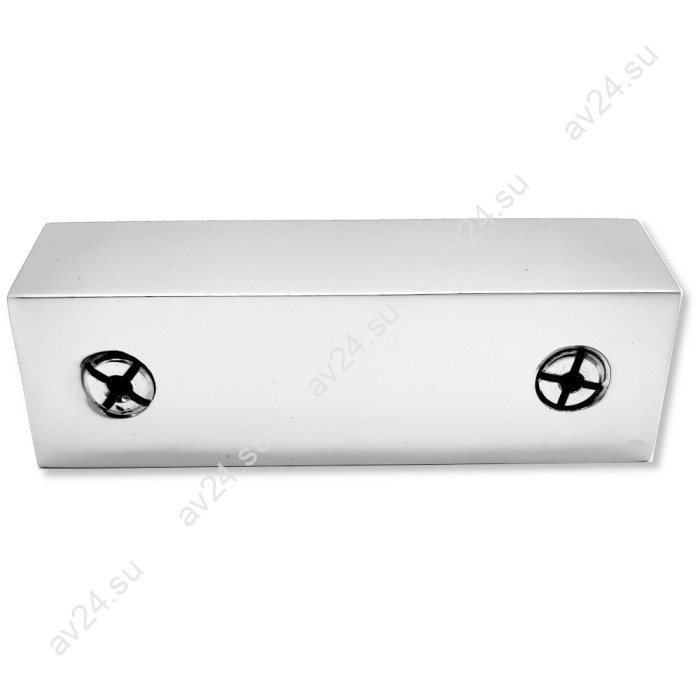 Коннектор FDK-52 верхний стекло-стекло Орион 180°, латунь/хром