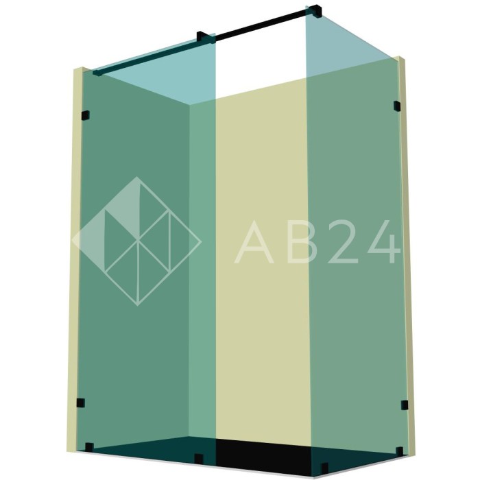 Душевая перегородка DK-502K на коннекторах