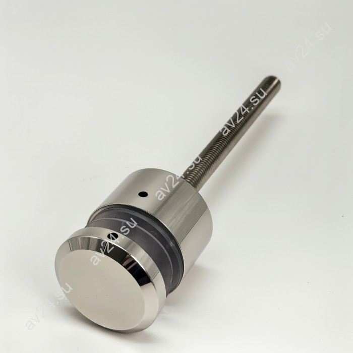 Стеклодержатель FKK-40.1, 10х30 мм O50 мм М12x1.75 для стекла, нержавейка/полированный