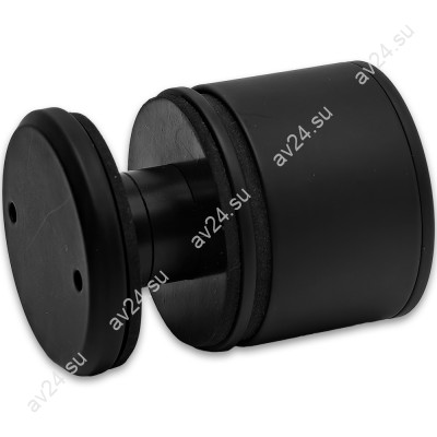 Точечное крепление FKK-50, Ø42 мм с регулировкой в 3 плоскостях 34-38мм, для стекла 6-17мм, нержавеющая сталь/черный